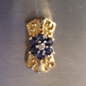 14K YG Gold Richard Glatter Slide  Bracelet Charm